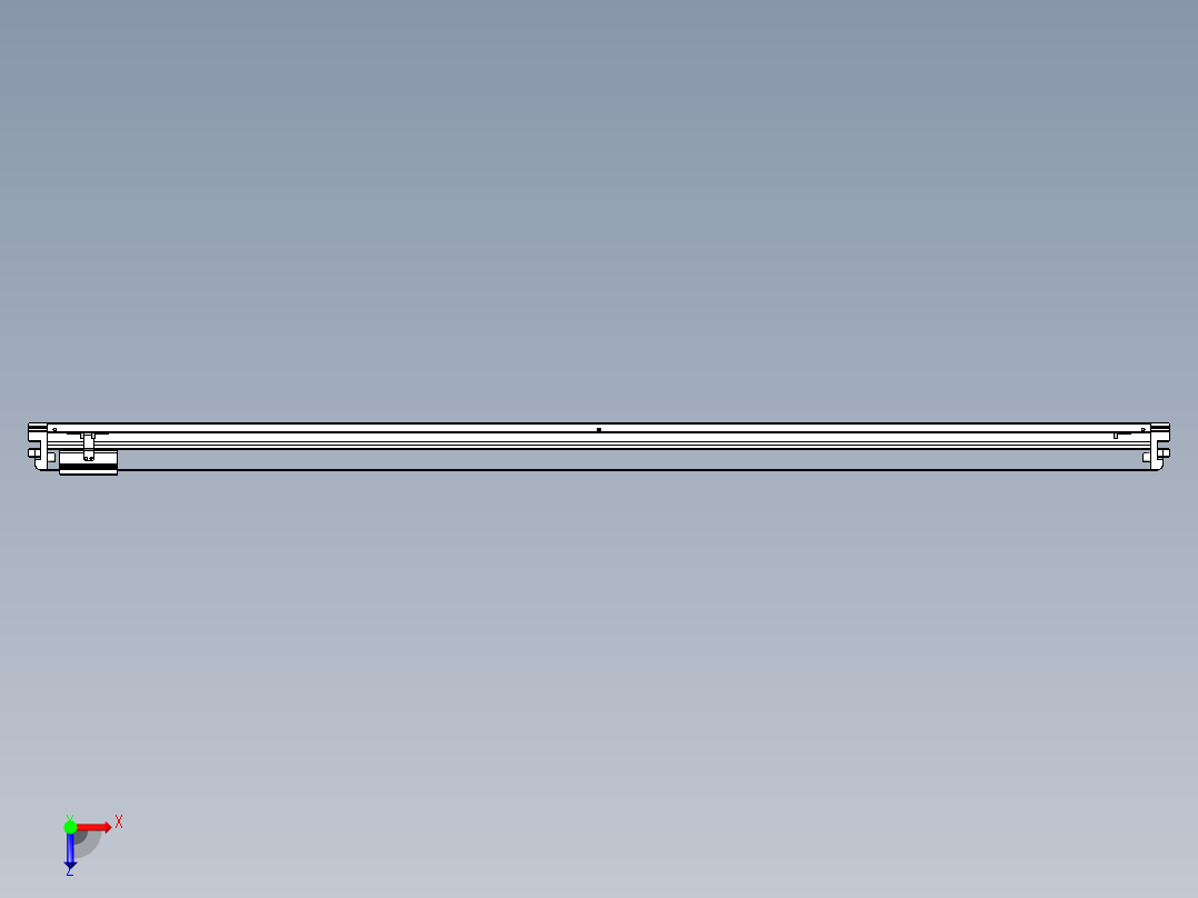 威洛博VL系列3d模型模组VL22H1Y-S1950俯视图