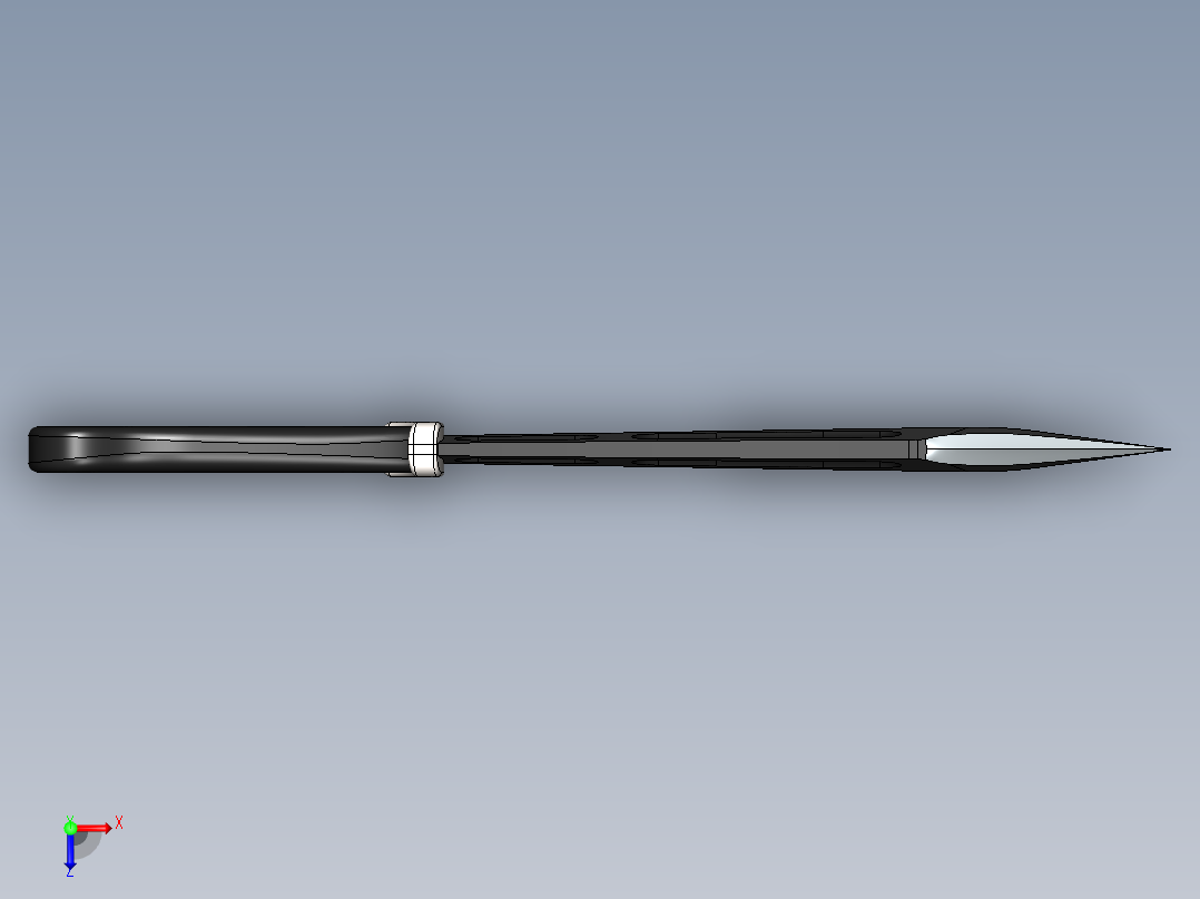 UC3016刀具模型俯视图