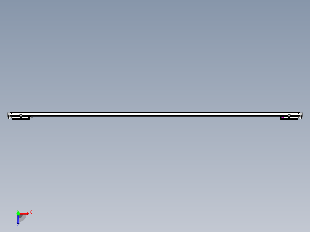 威洛博VL系列直线电机模组-2VL14S3-S3000俯视图