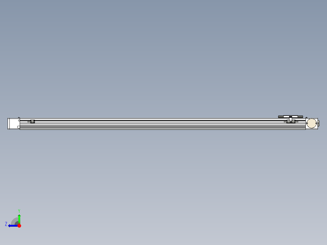 同步带滑台-欧规BC6-L120-S1450-L-P40-D3右视图