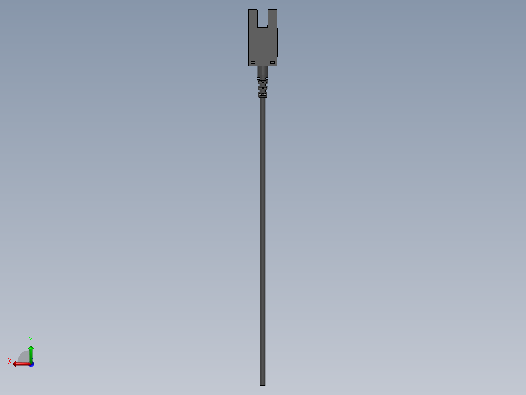 欧姆龙6系槽型光电（常用）导线引出型2M-EE-SX676-WR后视图