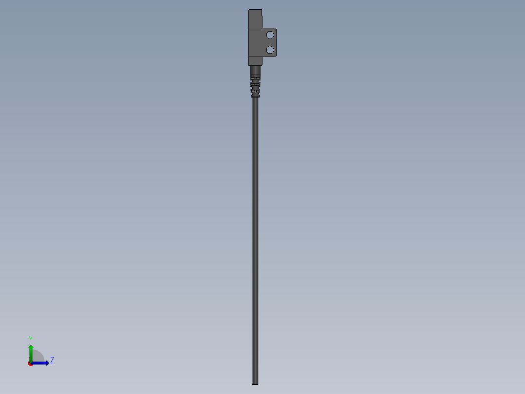 欧姆龙6系槽型光电（常用）导线引出型2M-EE-SX676-WR左视图