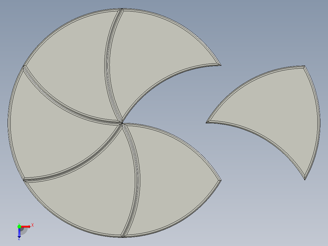 拼装茶几桌子俯视图