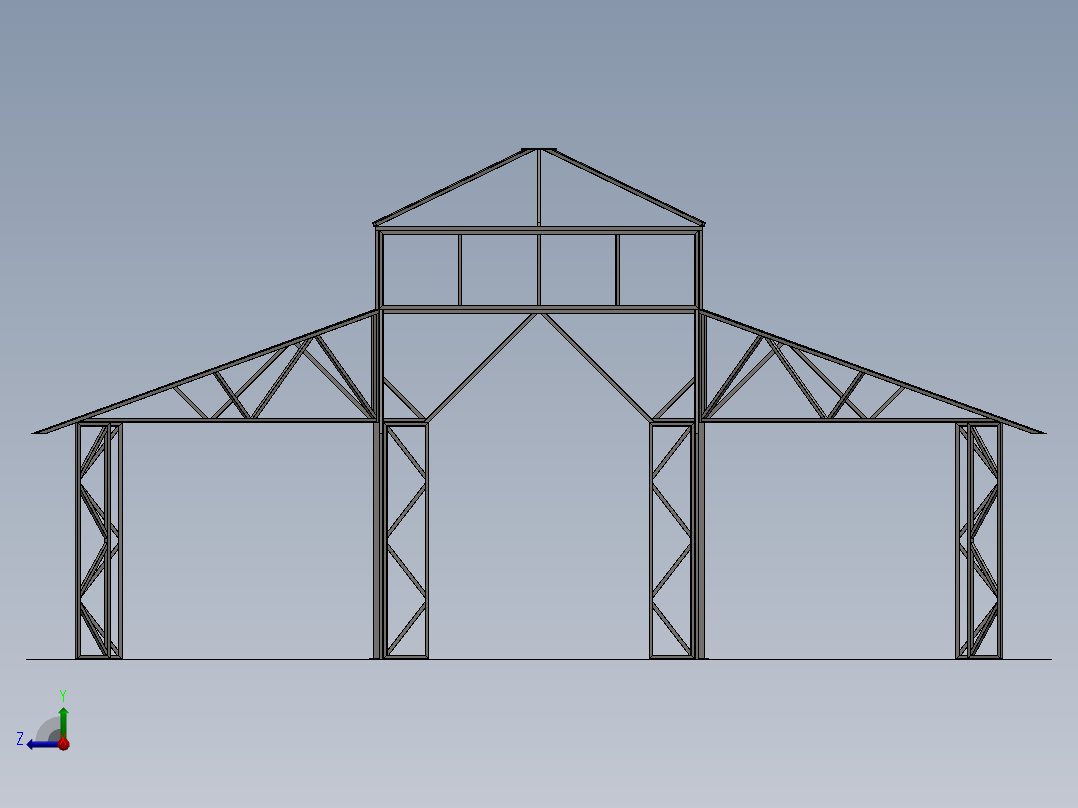 金属结构右视图