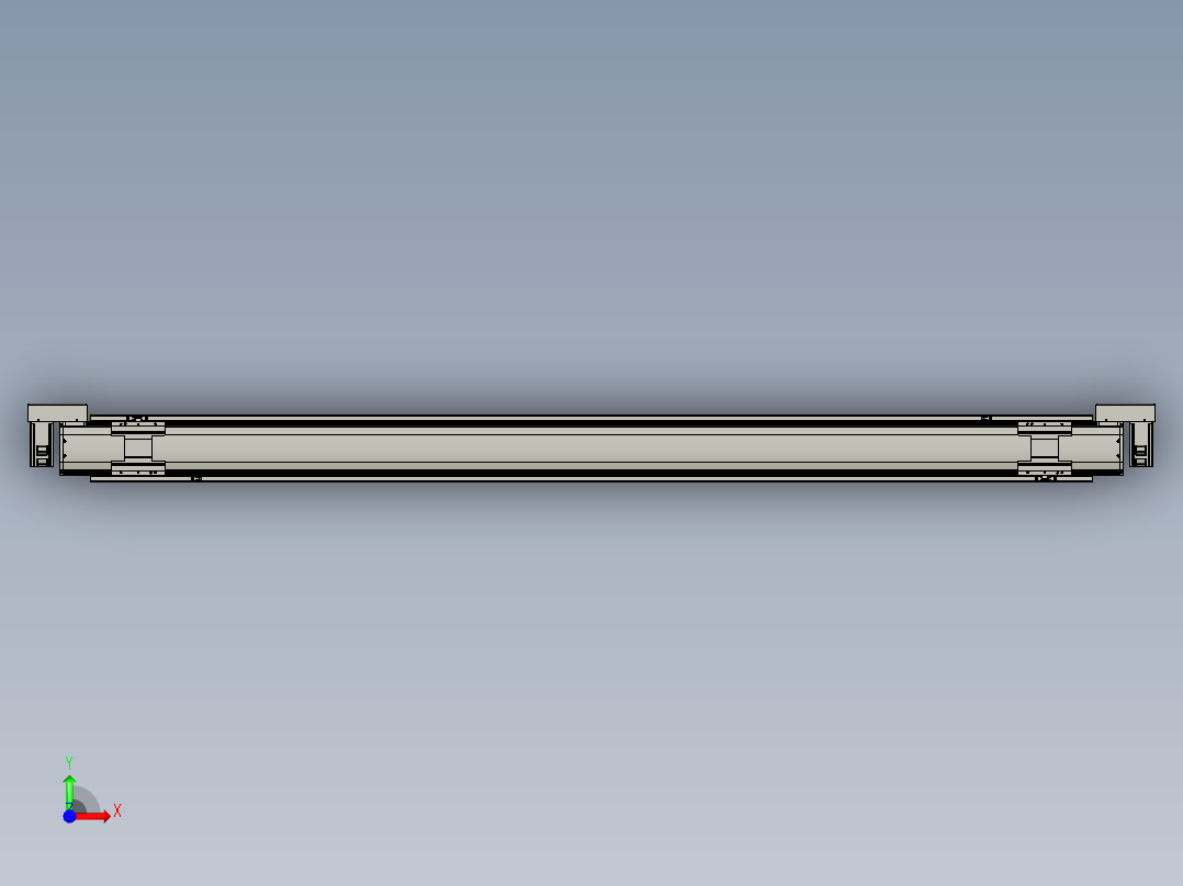 威洛博双电机滑台-VBF14S2-L50-S2200-BLR-P40-C6前视图