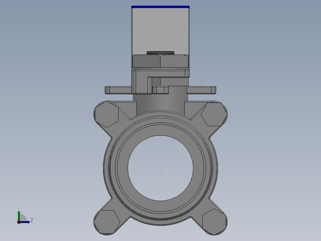 三片式内螺纹球阀-316 DN15-DN80左视图
