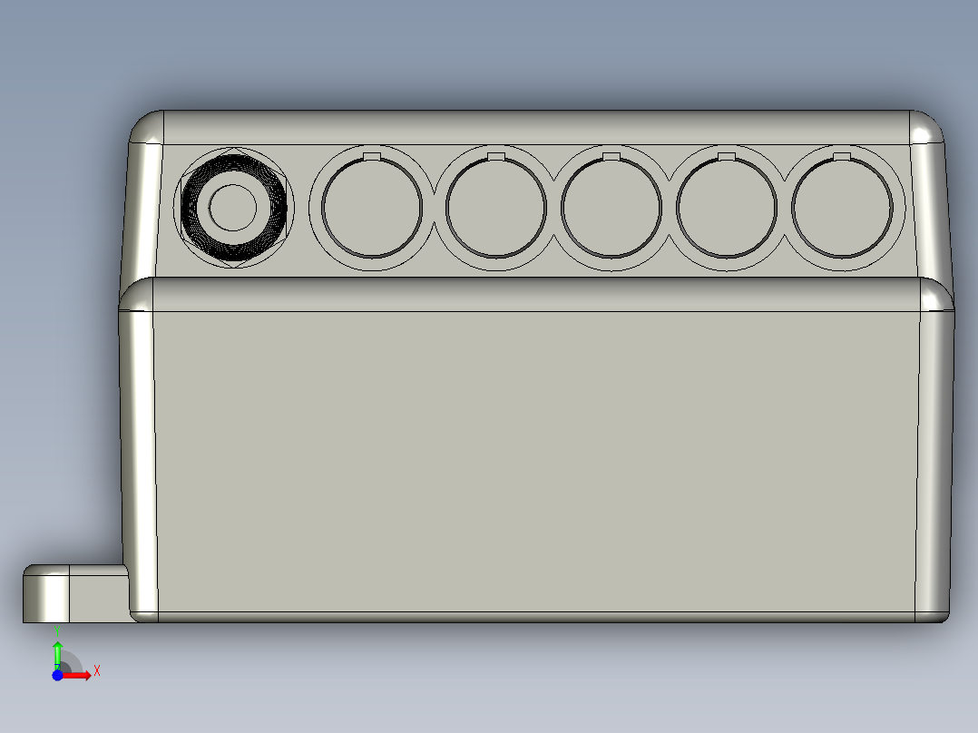 上银线性制动器STEP_LAK4前视图