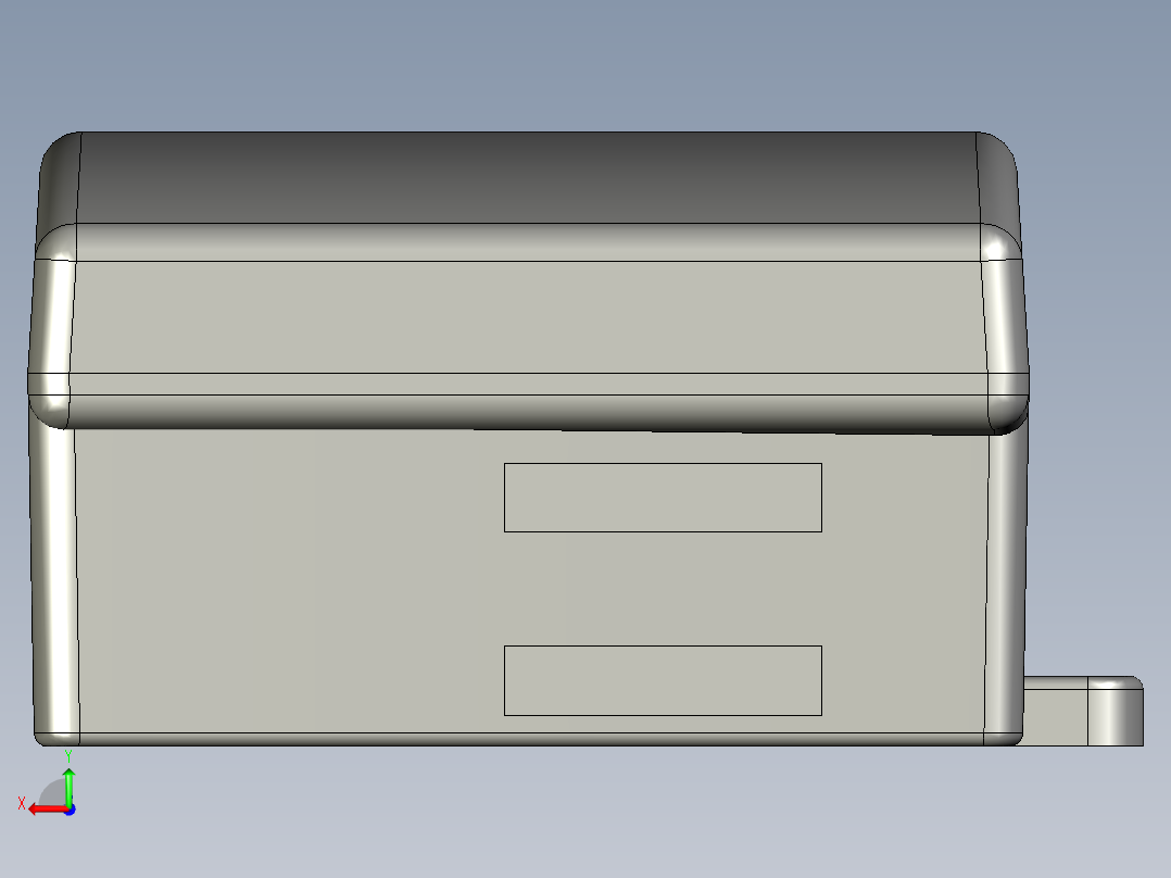 上银线性制动器STEP_LAK4后视图