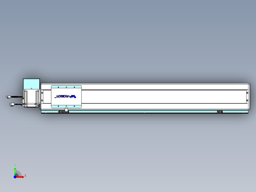 威洛博VBC同步带传动一无尘环境VBC14-L45-S800-BRU-ZP75-C3前视图