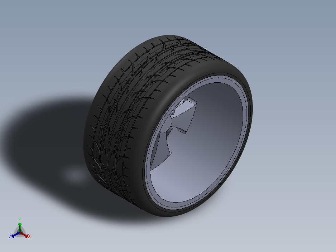 solidworks <span style='color: red'>汽车</span><span style='color: red'>车轮</span>