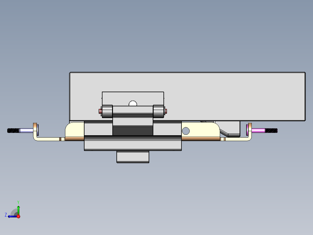 L边压Shaft治具-B右视图