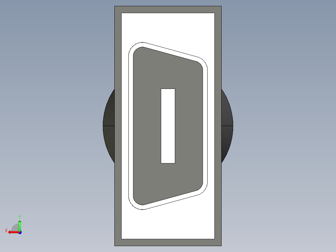 基恩士CV-C3R_7R_12R_kc图纸模型后视图