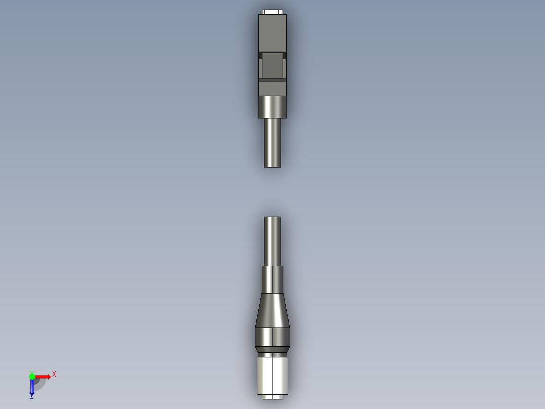 基恩士CV-C3R_7R_12R_kc图纸模型俯视图
