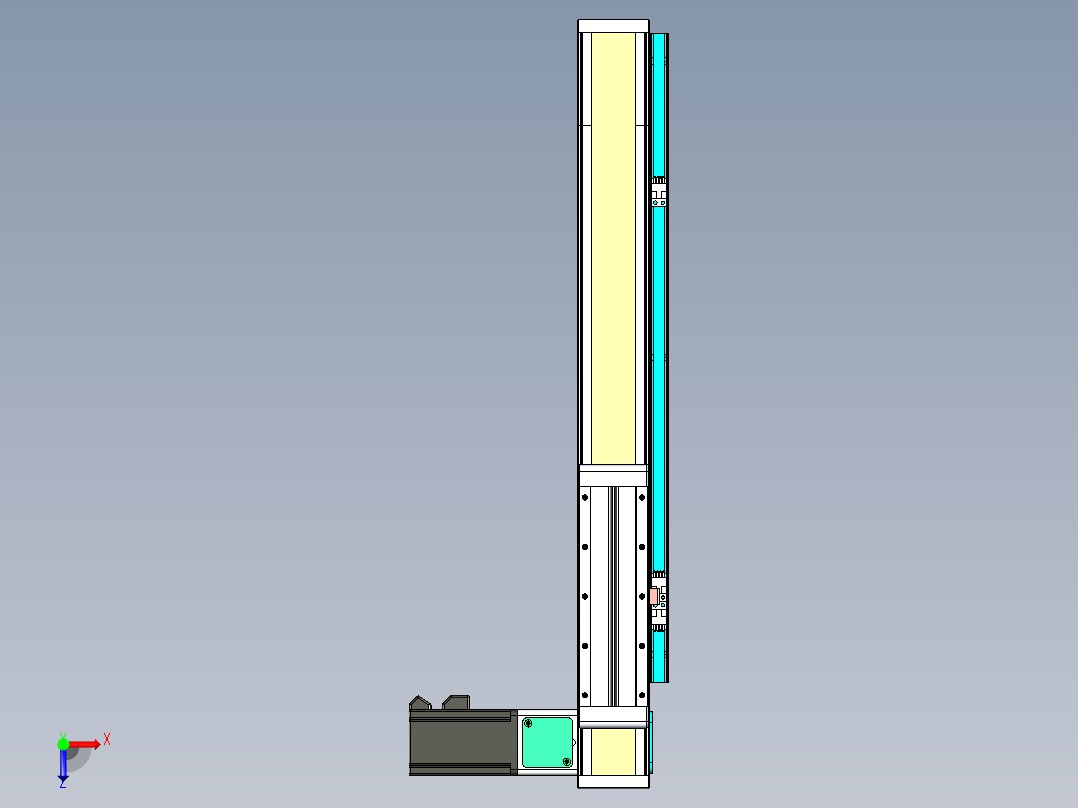 欧规系列-LB6-L130-C-S350-BR-P40-D3俯视图