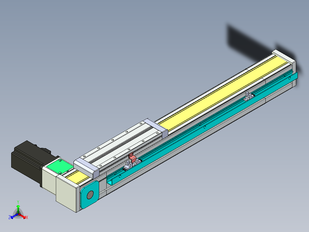 欧规系列-LB6-L130-C-S350-BR-P40-D3正等轴测图