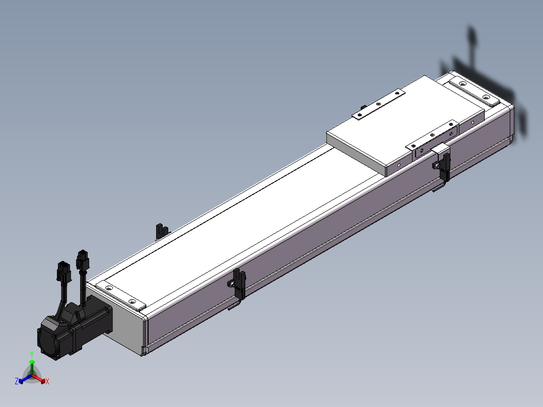 精密模组MC100-L05-350-BC-M10-C4正等轴测图