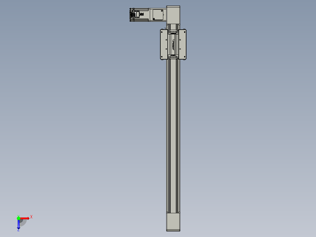 威洛博直线电机模组EB6-L140-S650-L-P40-MS3俯视图