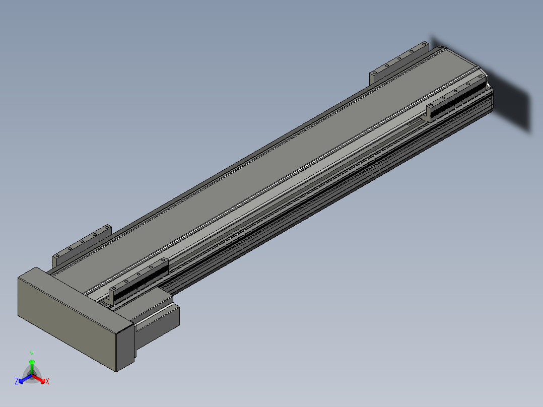 直线模组LHA170-S850-L设计图纸