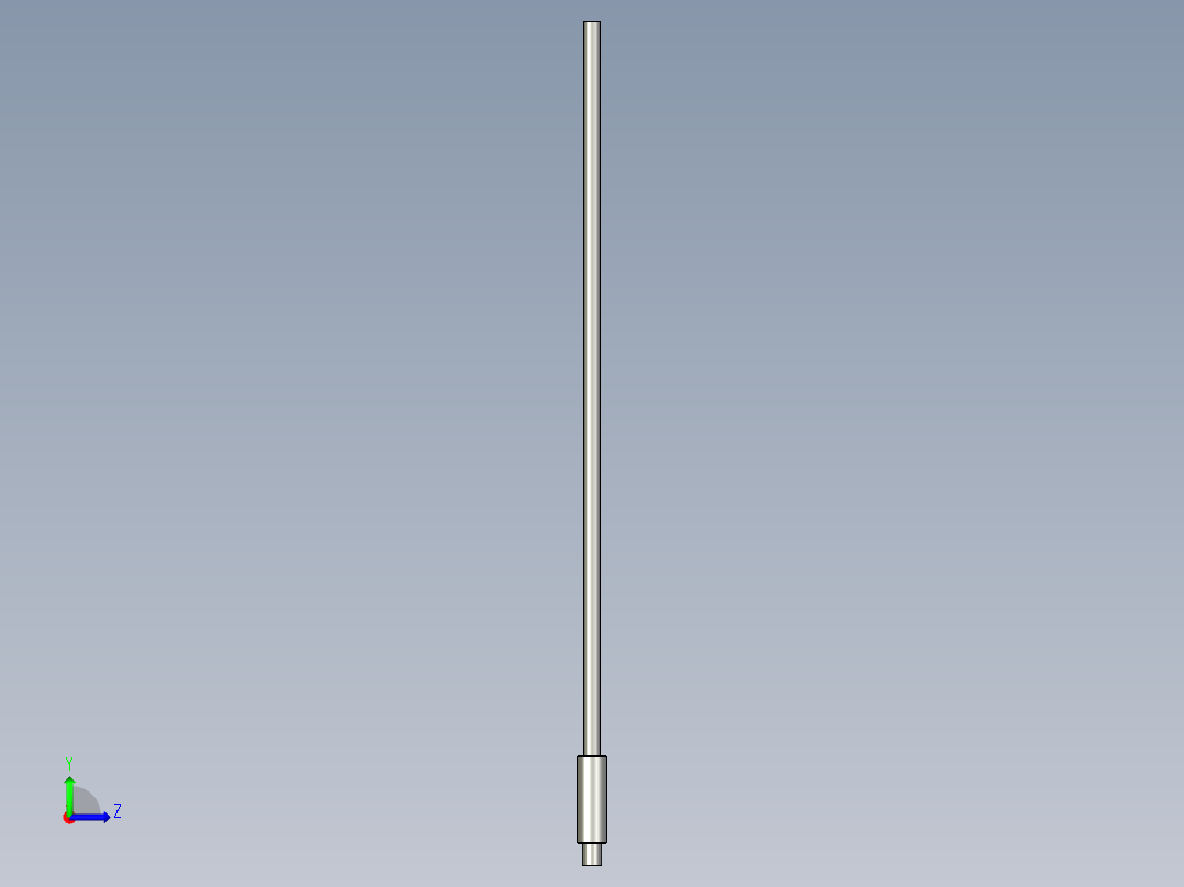 基恩士FU-86A_kc图纸模型左视图