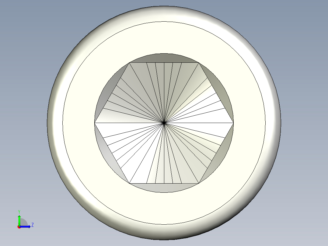 螺钉-DIN_912-M22x50.stp左视图