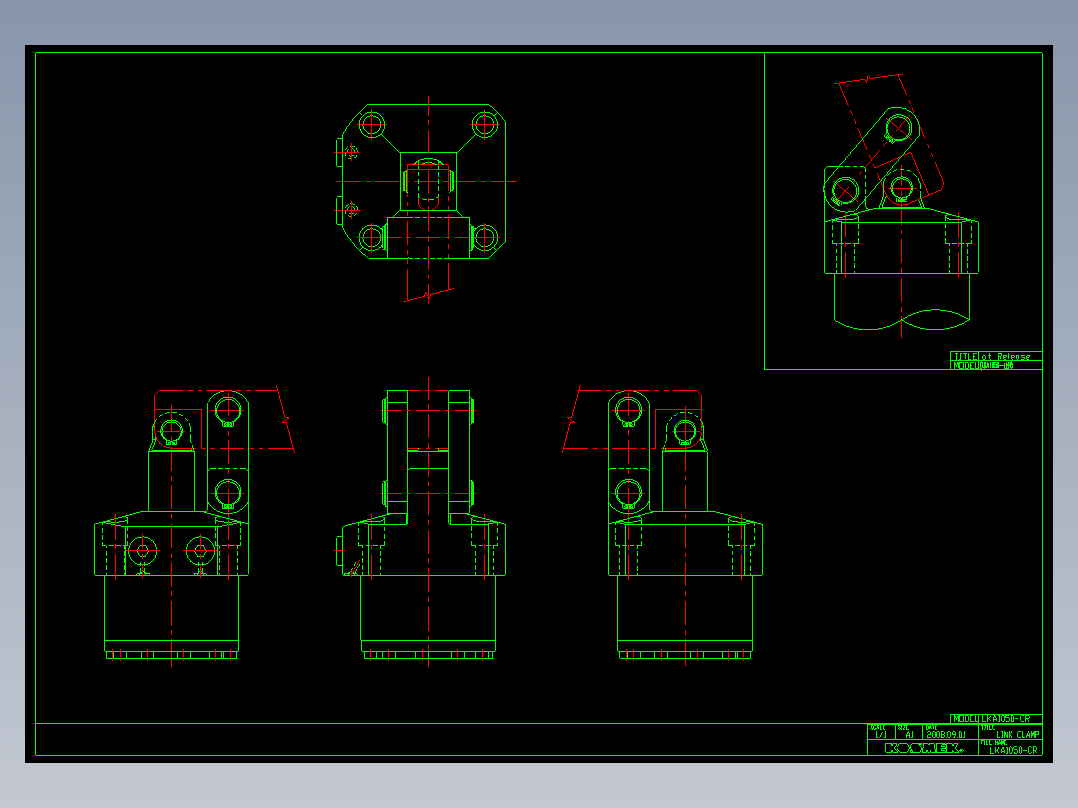 KOSMEKLKA1050-CR多系列多零件图纸模型