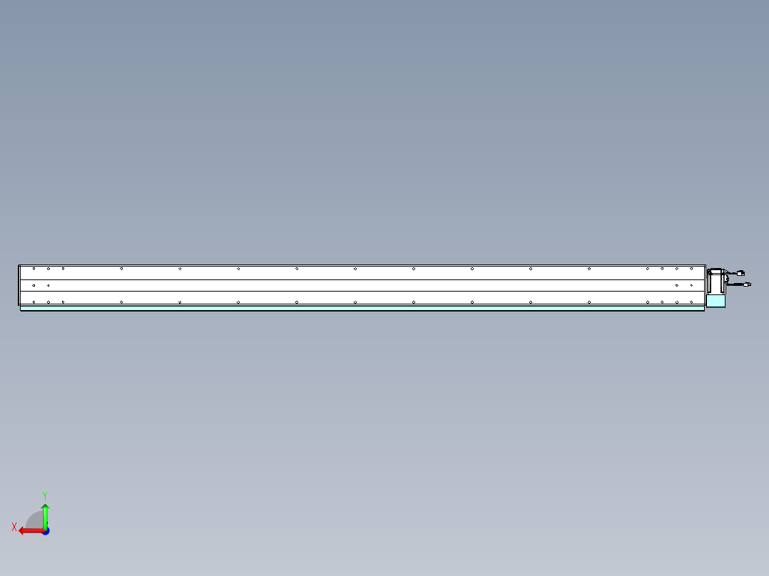 威洛博VBC同步带传动一无尘环境VBC14-L45-S2050-BLD-ZP40-C3后视图
