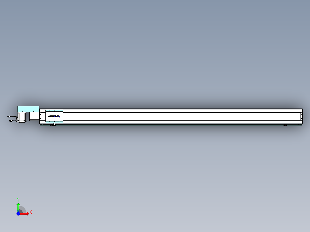 威洛博VBC同步带传动一无尘环境VBC14-L45-S2100-BR-ZP75-C3前视图