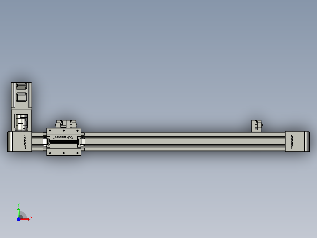 威洛博LB.GB同步带传动--欧规系列EBF5-L11-S550-BR-P20-C4前视图