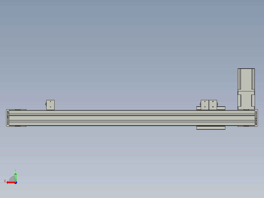 威洛博LB.GB同步带传动--欧规系列EBF5-L11-S550-BR-P20-C4后视图
