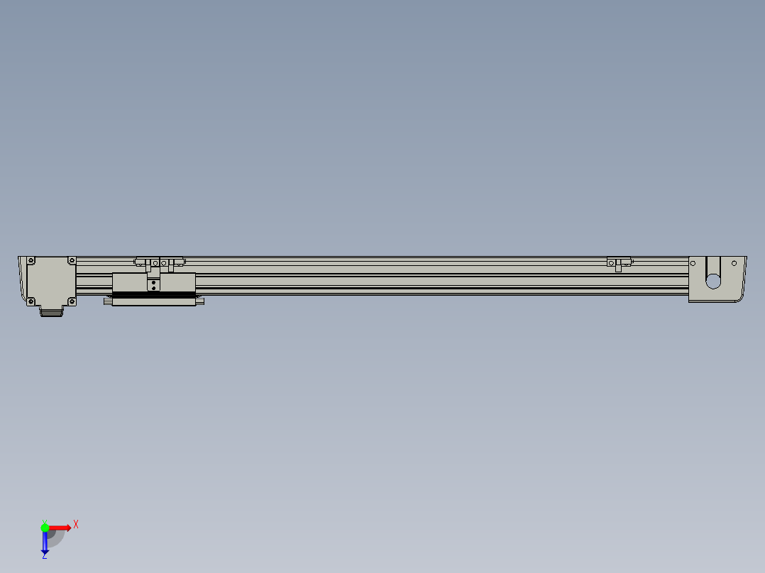威洛博LB.GB同步带传动--欧规系列EBF5-L11-S550-BR-P20-C4俯视图