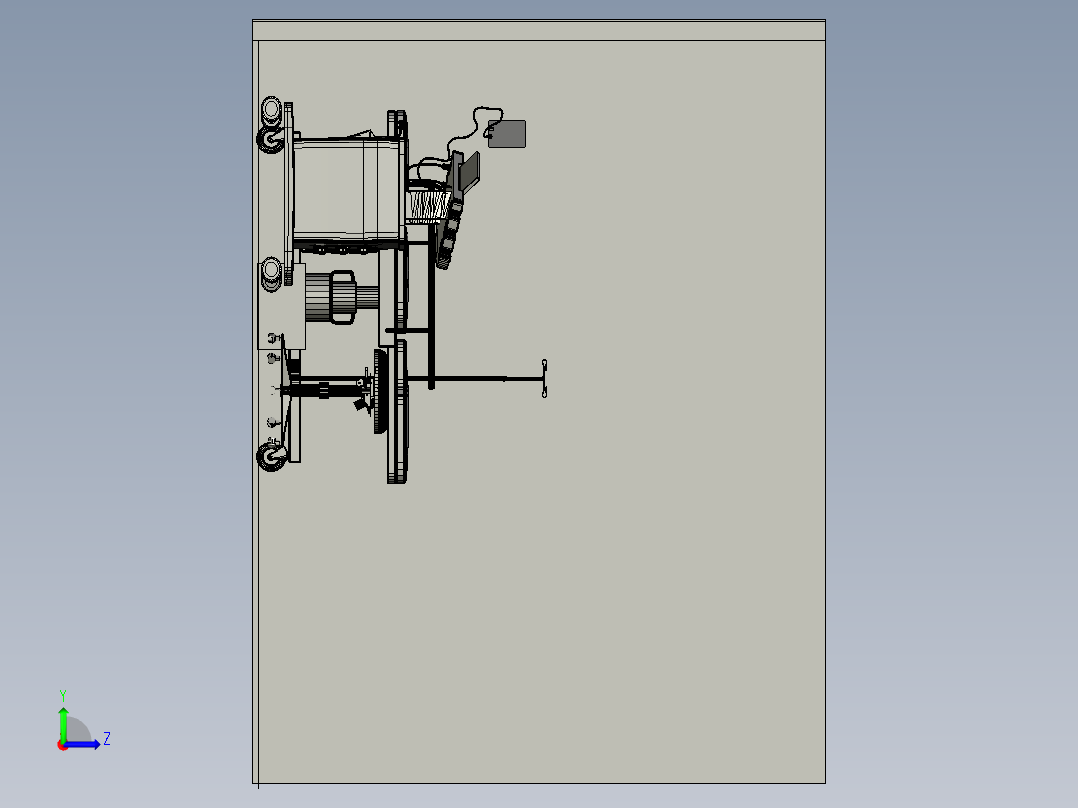 超声波检查室左视图