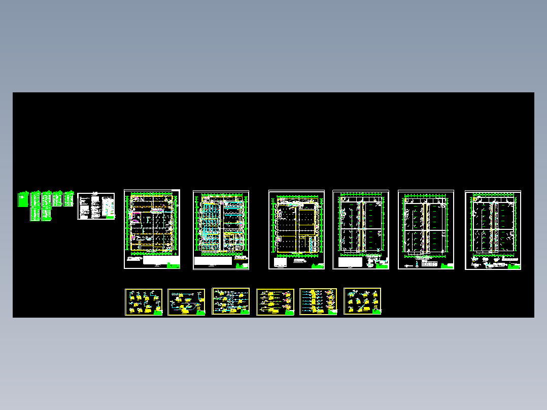 某仪器仪表基地主厂房空调通风图