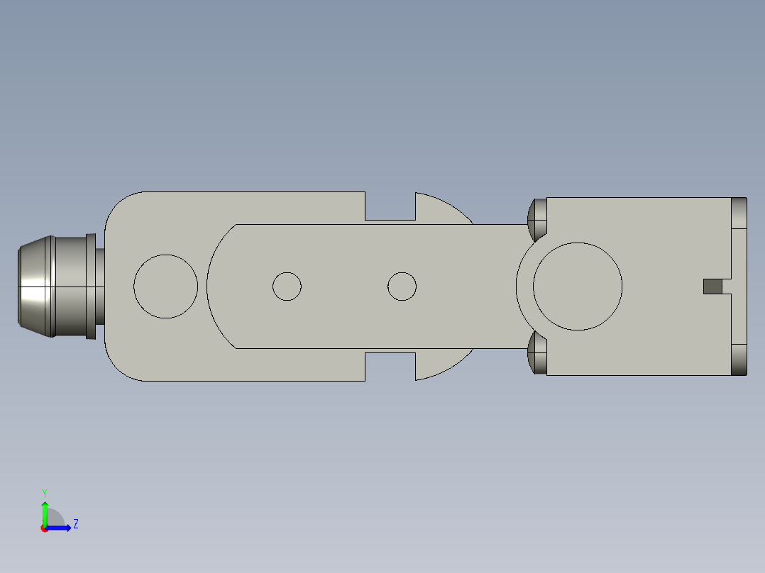 基恩士SJ-G180_kc图纸模型左视图