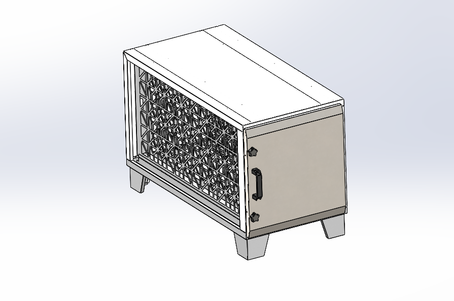 活性炭箱（sw21可编辑+cad）