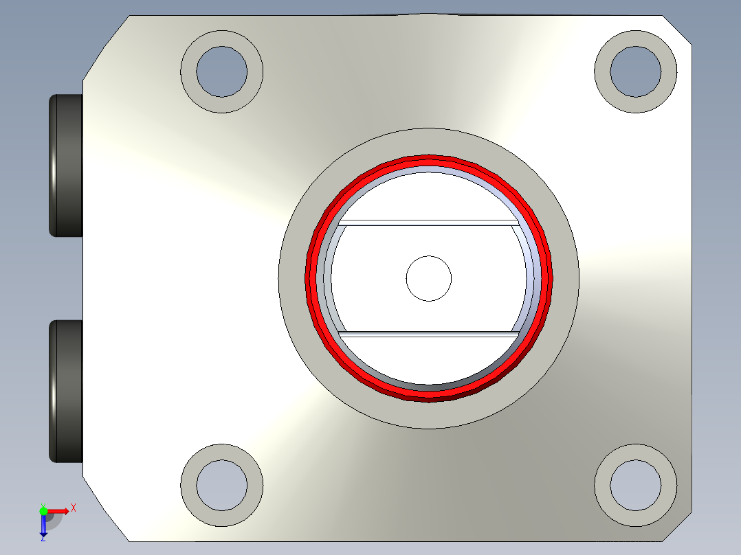 KOSMEKLHS0650-Cx-P多系列多零件图纸模型俯视图