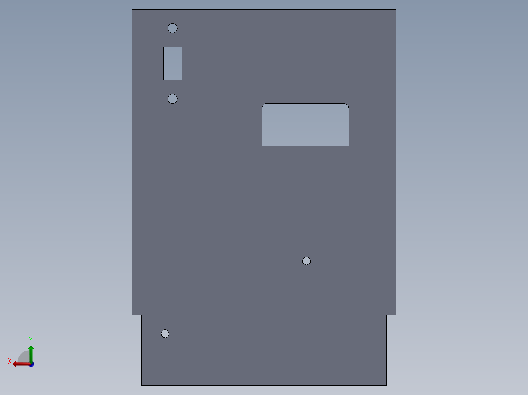 小型越野四轮遥控车后视图