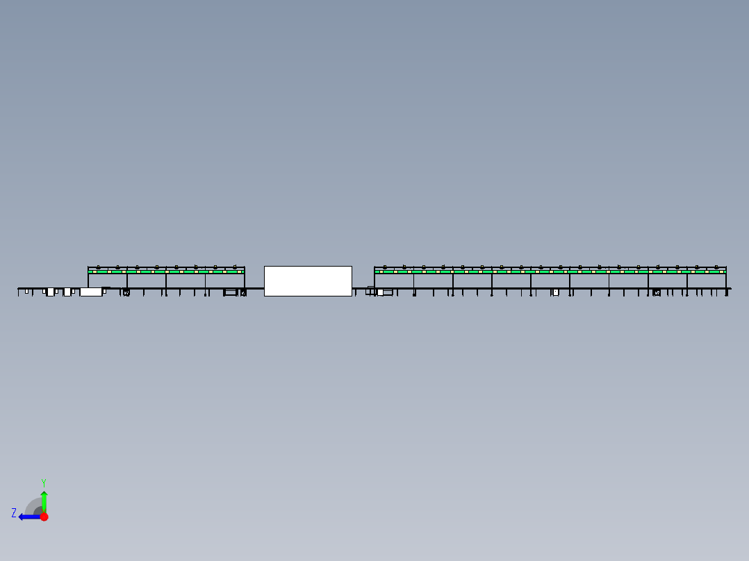 空调内机生产线右视图