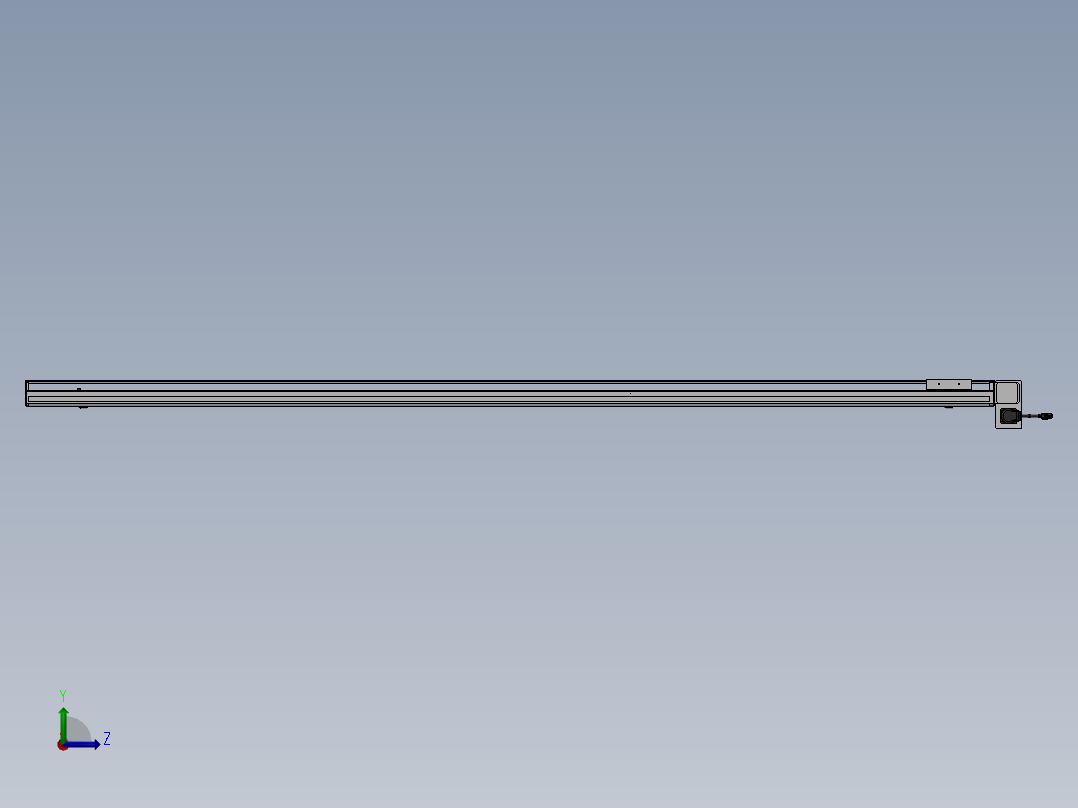 精密模组MT100-L78-2100-RD-M10-C4左视图