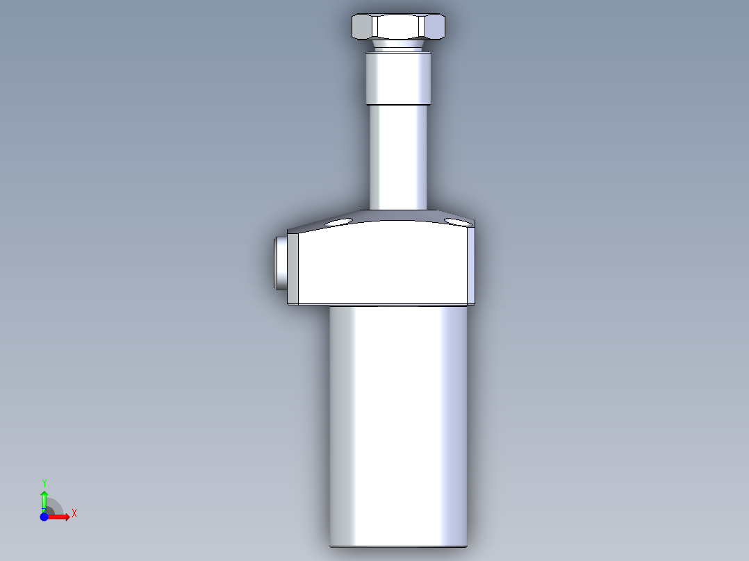 KOSMEKLHA0360-CL-Q20多系列多零件图纸模型前视图