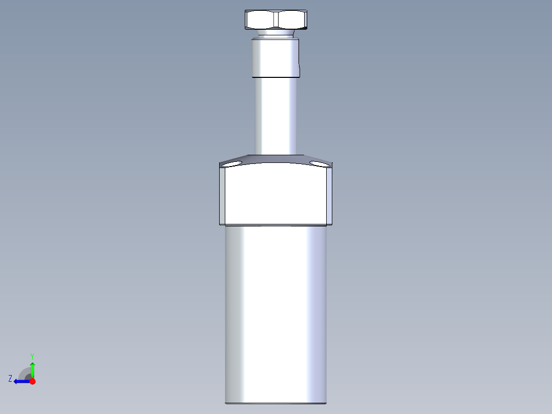 KOSMEKLHA0360-CL-Q20多系列多零件图纸模型右视图