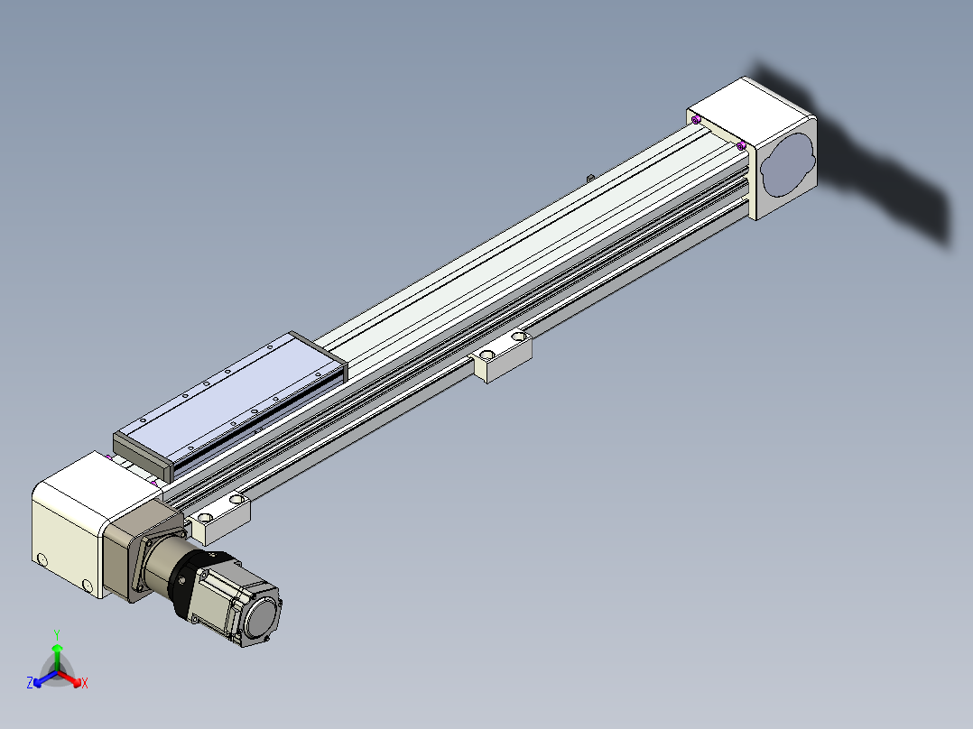 同步带滑台-欧规B8-L176-S550-L-ZP40-D3-N5