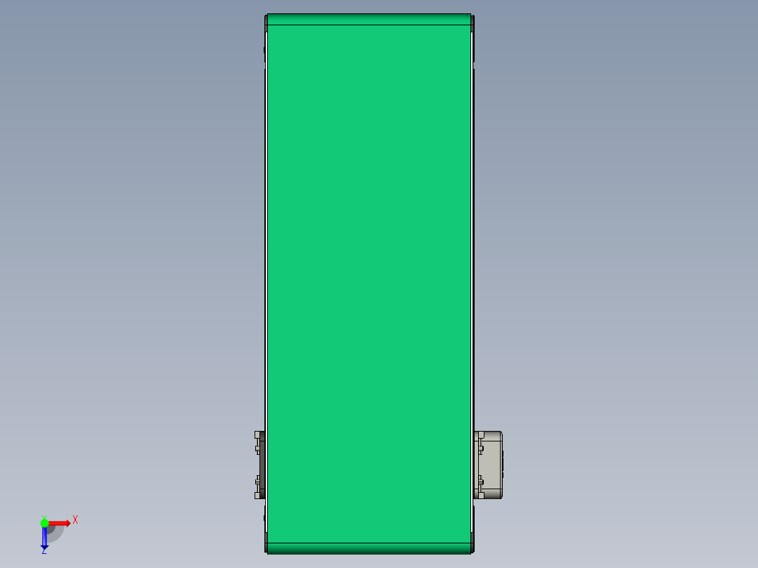 LE-XC3030-中间驱动经济型皮带线俯视图