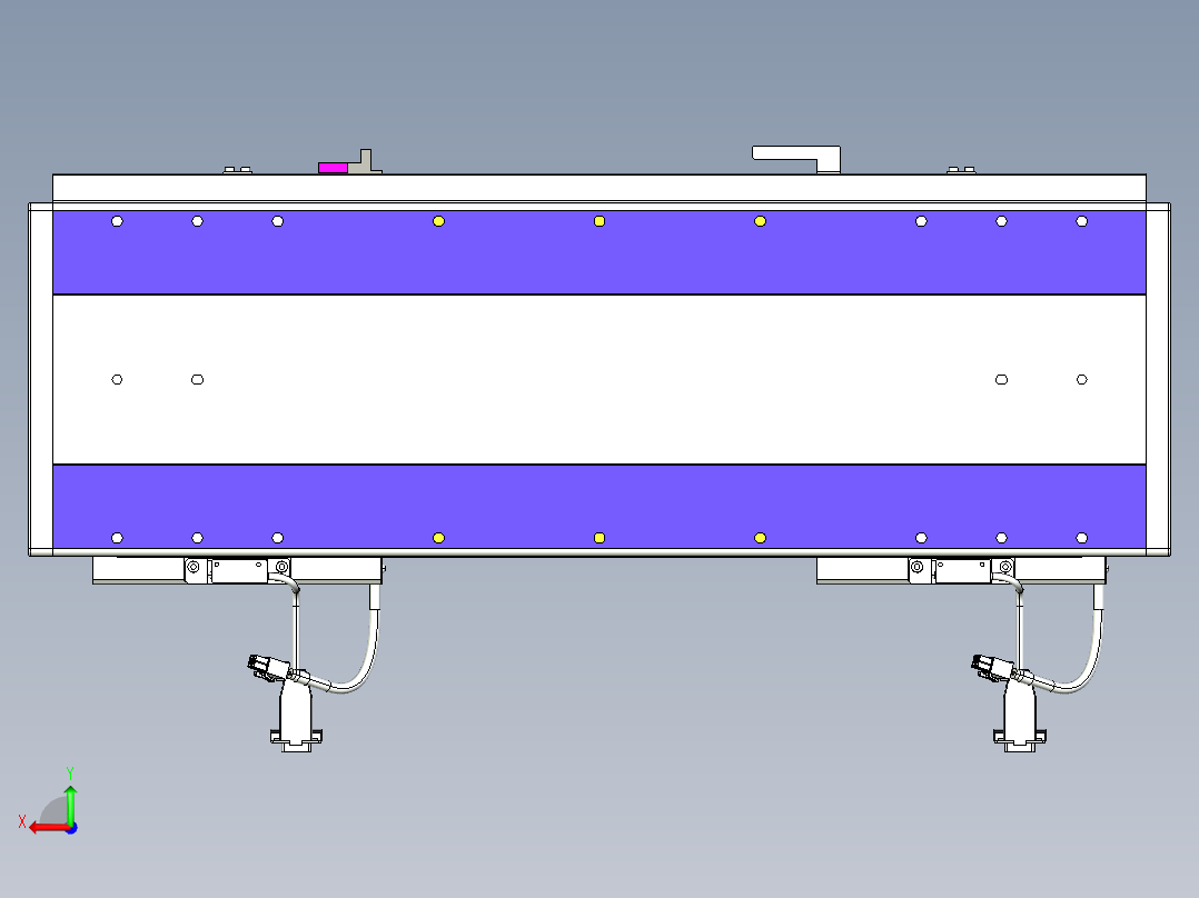 威洛博VL系列3d模型模组2VL22H2Y-S250后视图