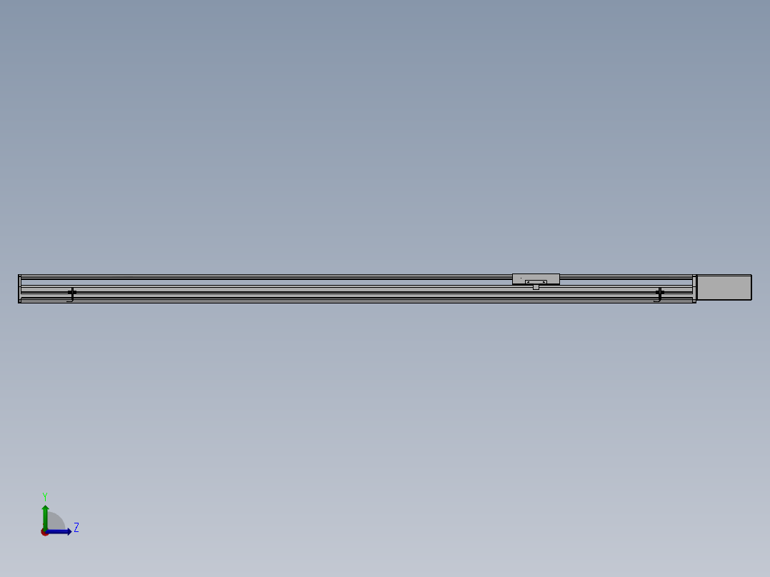 精密模组MT170-L125-1900-L-M75-C4左视图