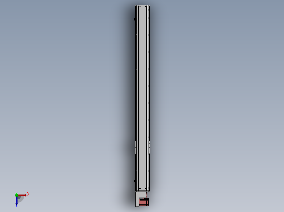 精密模组MT170-L125-1900-L-M75-C4俯视图