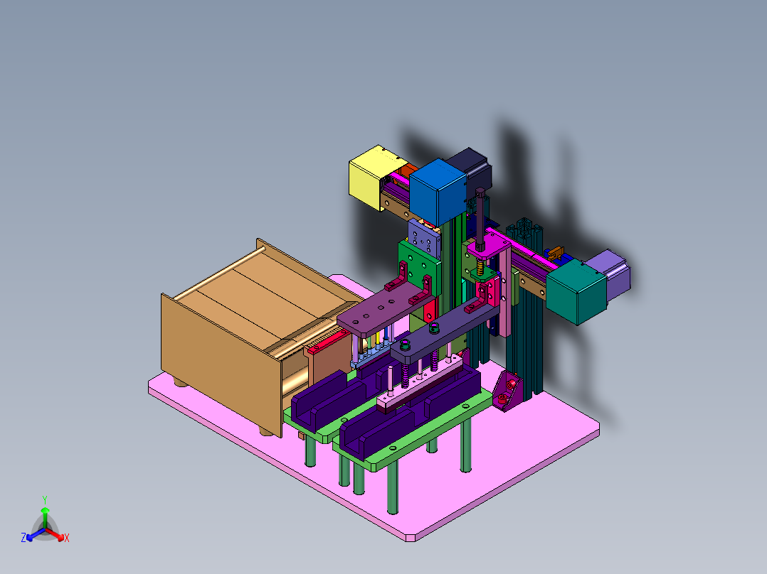 长条盒半自动贴标机