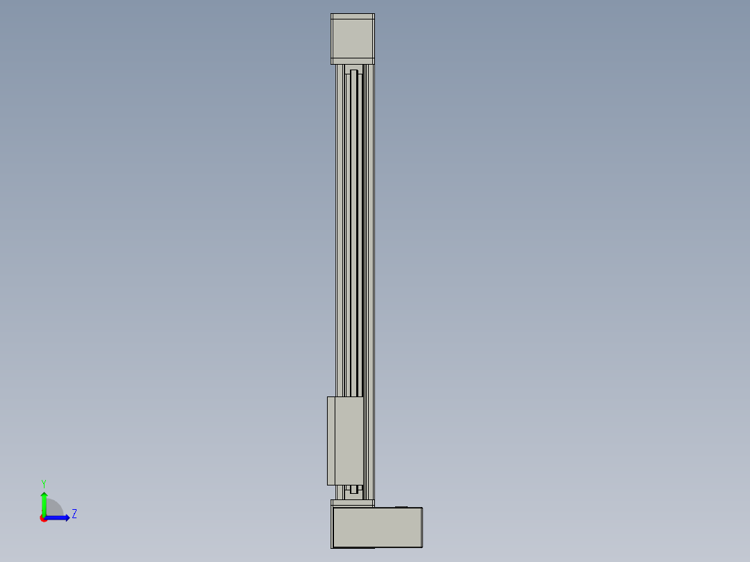欧规系列-GB8-L96-S650-BLD-P40-MS3左视图