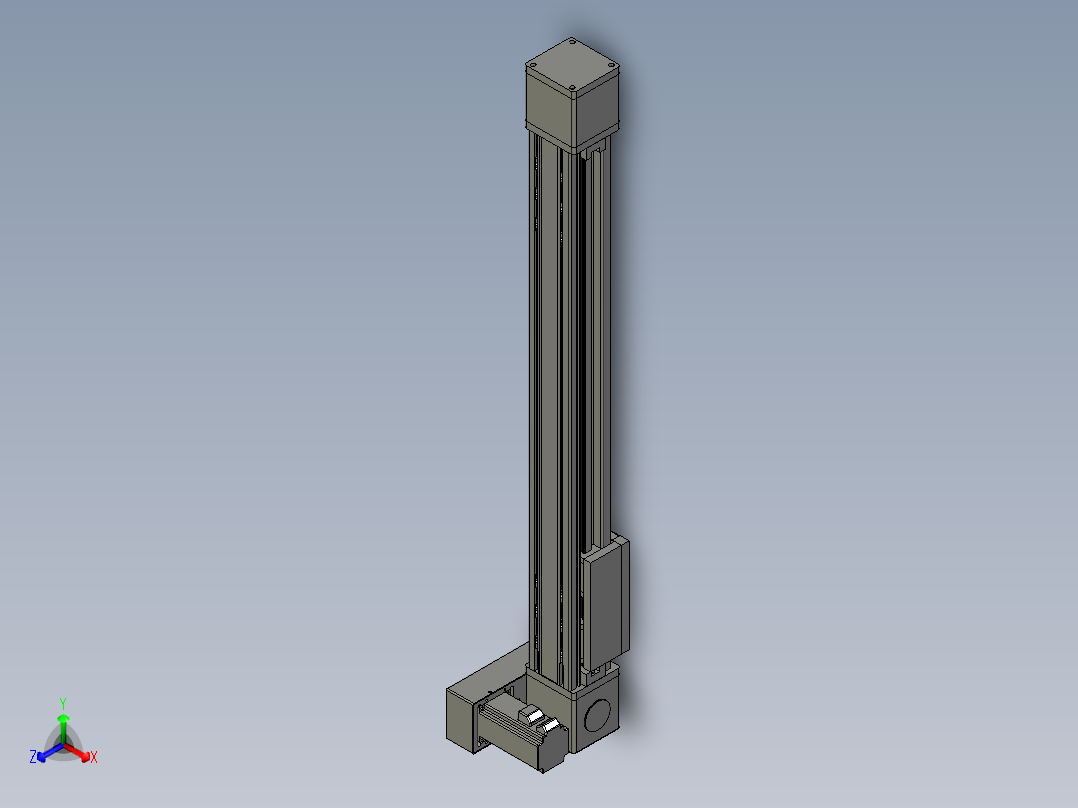 欧规系列-GB8-L96-S650-BLD-P40-MS3正等轴测图