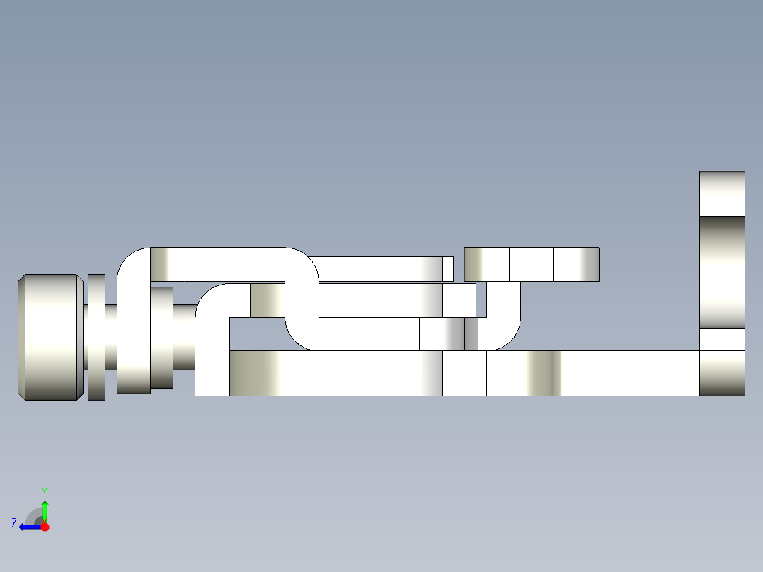 基恩士OP-51698_kc图纸模型右视图