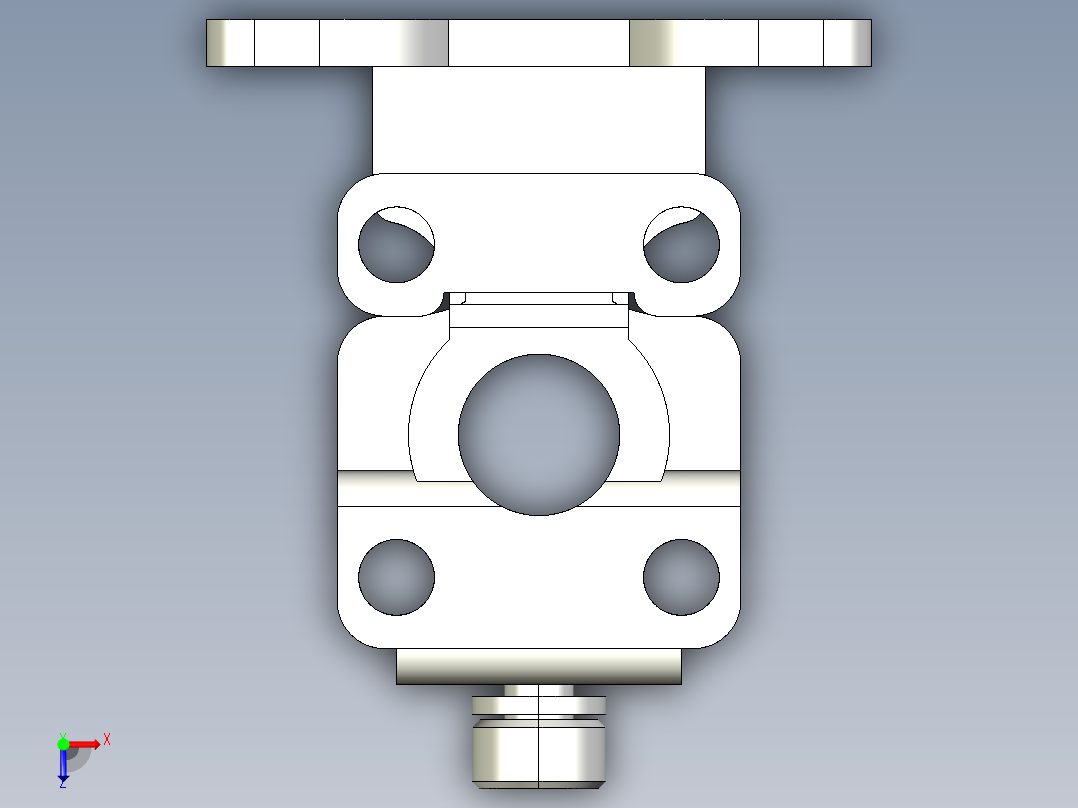基恩士OP-51698_kc图纸模型俯视图